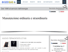 Tablet Screenshot of geogas.it